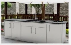 Sunstone Metal Products Sunstone Cabinet Package – BAR CENTER SCP7BARCTR10 -Home And Outdoor 12.1