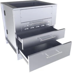 Sunstone Metal Products 30" Kamado Hybrid Grill Base Cabinet SAC30KBDC -Home And Outdoor 15.2