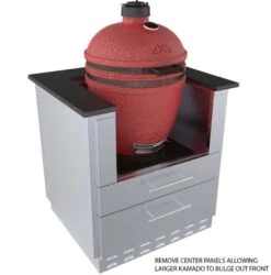 Sunstone Metal Products 30" Kamado Hybrid Grill Base Cabinet SAC30KBDC -Home And Outdoor 15.7