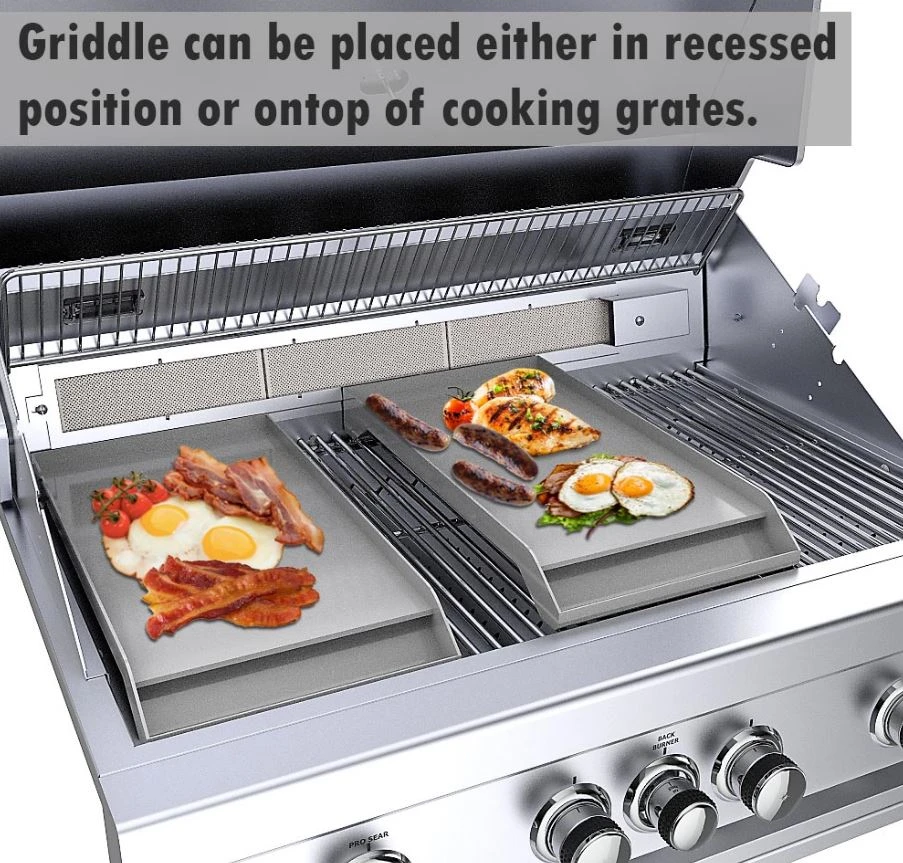 Sunstone Metal Products Solid Steel Powder Coated Griddle SUNCP-GRIDDLE 4 Sunstone Metal Products Solid Steel Powder Coated Griddle SUNCP-GRIDDLE - Image 2