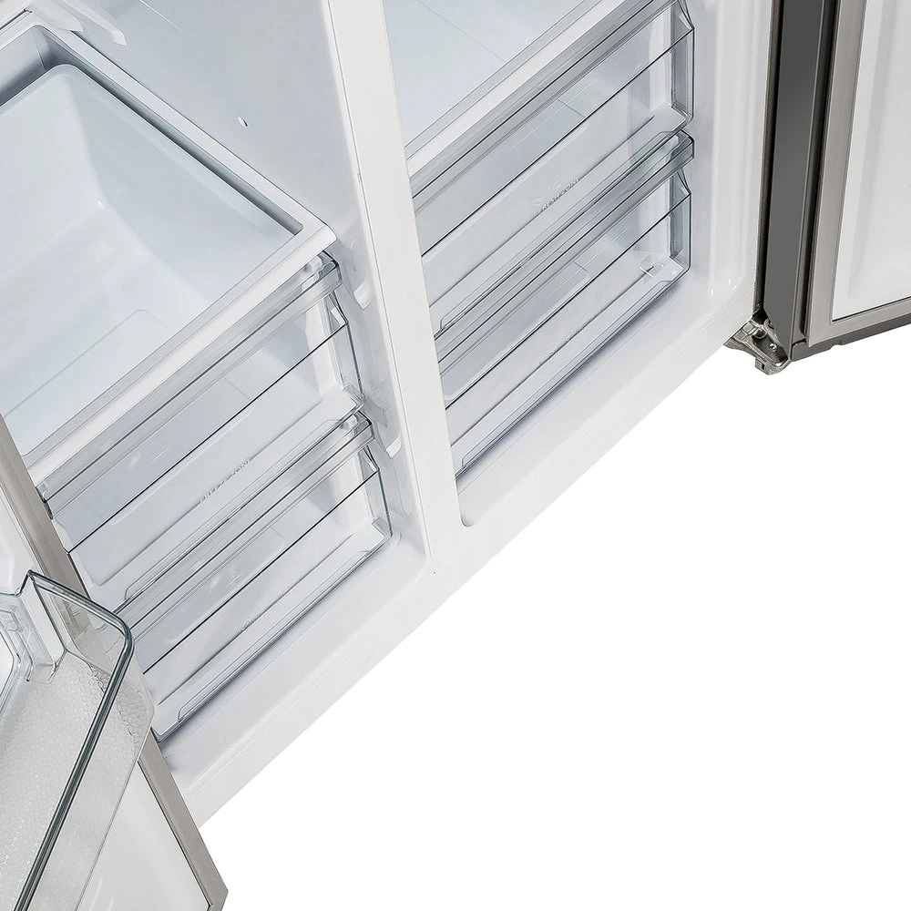 Forno Products Salerno -33" Side By Side Built-in Refrigerator 15.6cuft SS Color, White Inside With Handle FFRBI1805-33SB 13 Forno Products Salerno -33" Side By Side Built-in Refrigerator 15.6cuft SS Color, White Inside With Handle FFRBI1805-33SB - Image 11