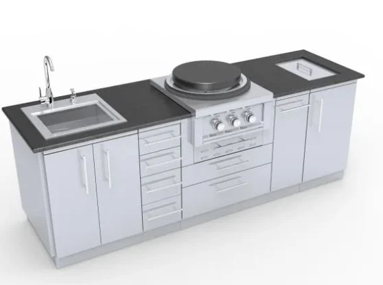 Sunstone Metal Products 8 Foot Mongolian Style Outdoor Kitchen SCPMONGO 3 Sunstone Metal Products 8 Foot Mongolian Style Outdoor Kitchen SCPMONGO