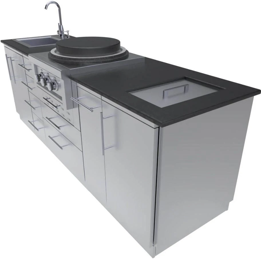 Sunstone Metal Products 8 Foot Mongolian Style Outdoor Kitchen SCPMONGO 6 Sunstone Metal Products 8 Foot Mongolian Style Outdoor Kitchen SCPMONGO - Image 4