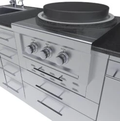 Sunstone Metal Products 8 Foot Mongolian Style Outdoor Kitchen SCPMONGO 11 Sunstone Metal Products 8 Foot Mongolian Style Outdoor Kitchen SCPMONGO -Home And Outdoor 2.5