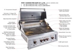 Sunstone Metal Products Ruby Gas Grills - 4 Burner 36" Ruby Drop In Gas Grills W/ IR 18 Sunstone Metal Products Ruby Gas Grills - 4 Burner 36" Ruby Drop In Gas Grills W/ IR -Home And Outdoor 2 55a6325e 0630 439f a528 af51ad07b42d