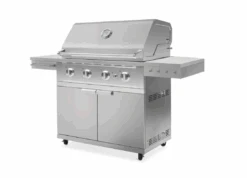NewAge Outdoor BBQ Kitchen Stainless Steel Freestanding Grill Cart With Stainless Steel Gas Grill - Performance 67107 -Home And Outdoor 36 performance grill
