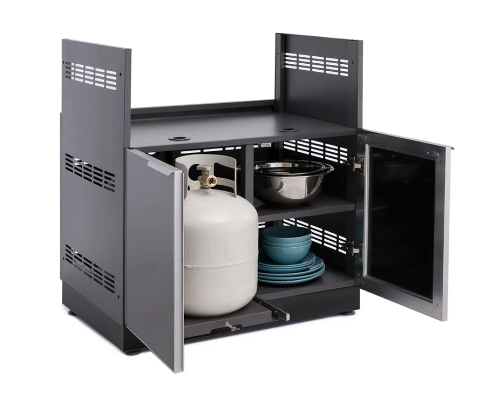Modular Outdoor Kitchen Cabinets Aluminum Drop In Gas Grill Cabinet Slate Gray Door 70208 4 Modular Outdoor Kitchen Cabinets Aluminum Drop In Gas Grill Cabinet Slate Gray Door 70208 - Image 2