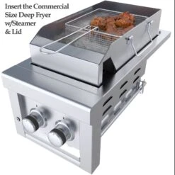 Sunstone Metal Products Ruby Series 13" Companion Pro Dual Burner SUN13CPRO-LP -Home And Outdoor 3 92484e6a e5e1 41d6 98f0 73c13851ce30