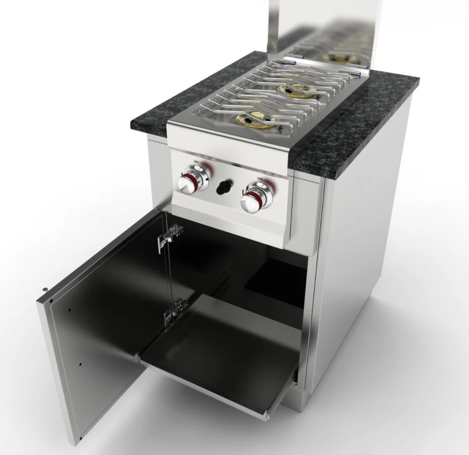 Sunstone Metal Products 20" Appliance Cabinet With Swing Door 6 Sunstone Metal Products 20" Appliance Cabinet With Swing Door - Image 4