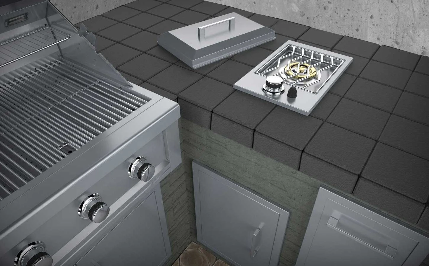 Sunstone Metal Products 10" Drop-in Single Burner 1SSB-LP 4 Sunstone Metal Products 10" Drop-in Single Burner 1SSB-LP - Image 2