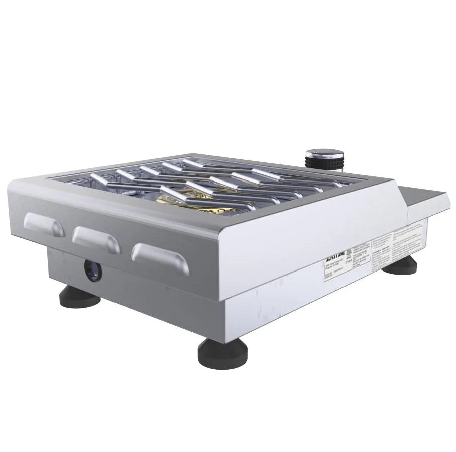 Sunstone Metal Products 13" Countertop Or Drop In Versa Single Burner SUN13VSB-LP 7 Sunstone Metal Products 13" Countertop Or Drop In Versa Single Burner SUN13VSB-LP - Image 5