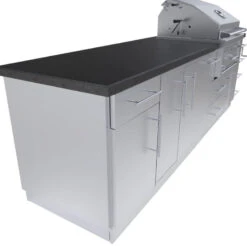 Sunstone Metal Products ALAMO 9’ Hybrid Gas Charcoal Wood Burning Grill Island Package With Dry Storage Cabinet & Ample Storage SCPALAMO 10 Sunstone Metal Products ALAMO 9’ Hybrid Gas Charcoal Wood Burning Grill Island Package With Dry Storage Cabinet & Ample Storage SCPALAMO -Home And Outdoor 5.4