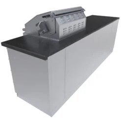 Sunstone Metal Products ALAMO 9’ Hybrid Gas Charcoal Wood Burning Grill Island Package With Dry Storage Cabinet & Ample Storage SCPALAMO 11 Sunstone Metal Products ALAMO 9’ Hybrid Gas Charcoal Wood Burning Grill Island Package With Dry Storage Cabinet & Ample Storage SCPALAMO -Home And Outdoor 5.5