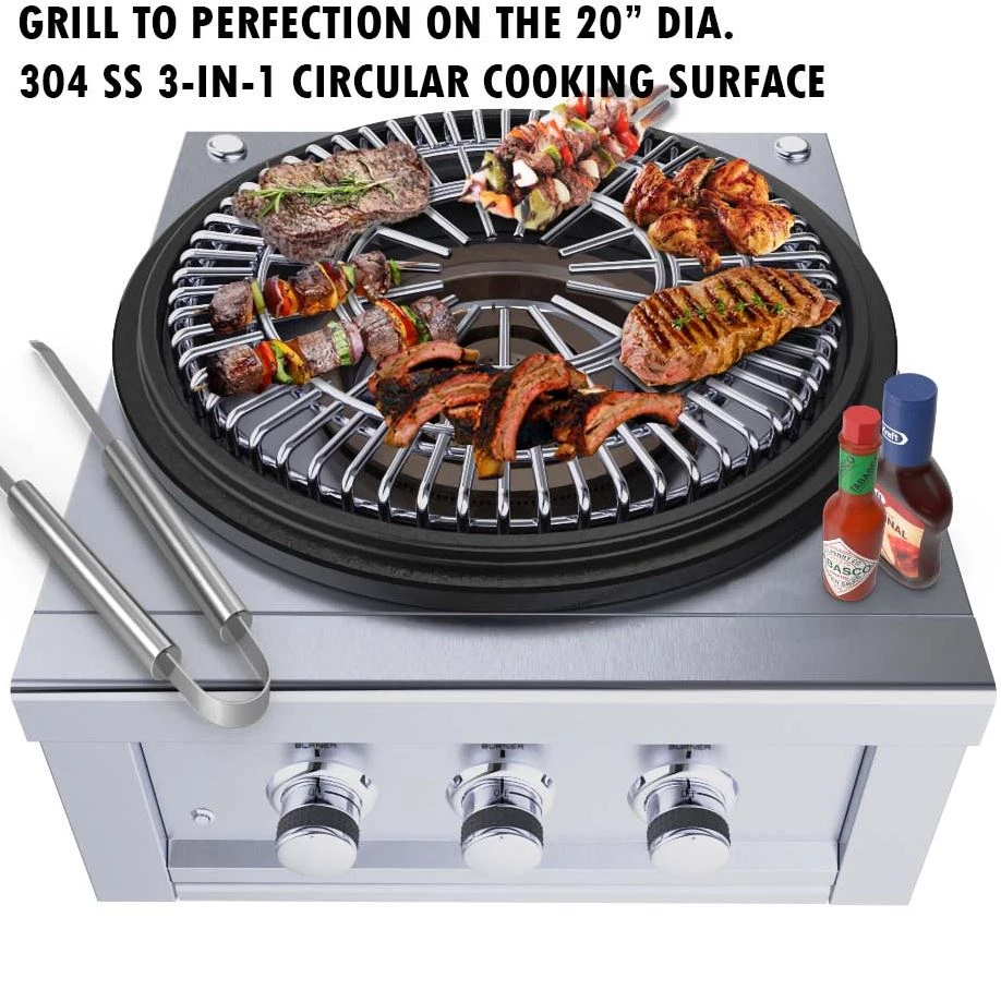 Sunstone Metal Products Hybrid Grills - 24" Power Cirque™ Burner 9 Sunstone Metal Products Hybrid Grills - 24" Power Cirque™ Burner - Image 7