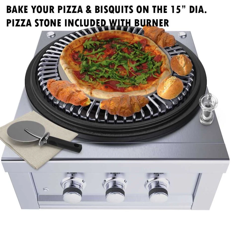 Sunstone Metal Products Hybrid Grills - 24" Power Cirque™ Burner 4 Sunstone Metal Products Hybrid Grills - 24" Power Cirque™ Burner - Image 2