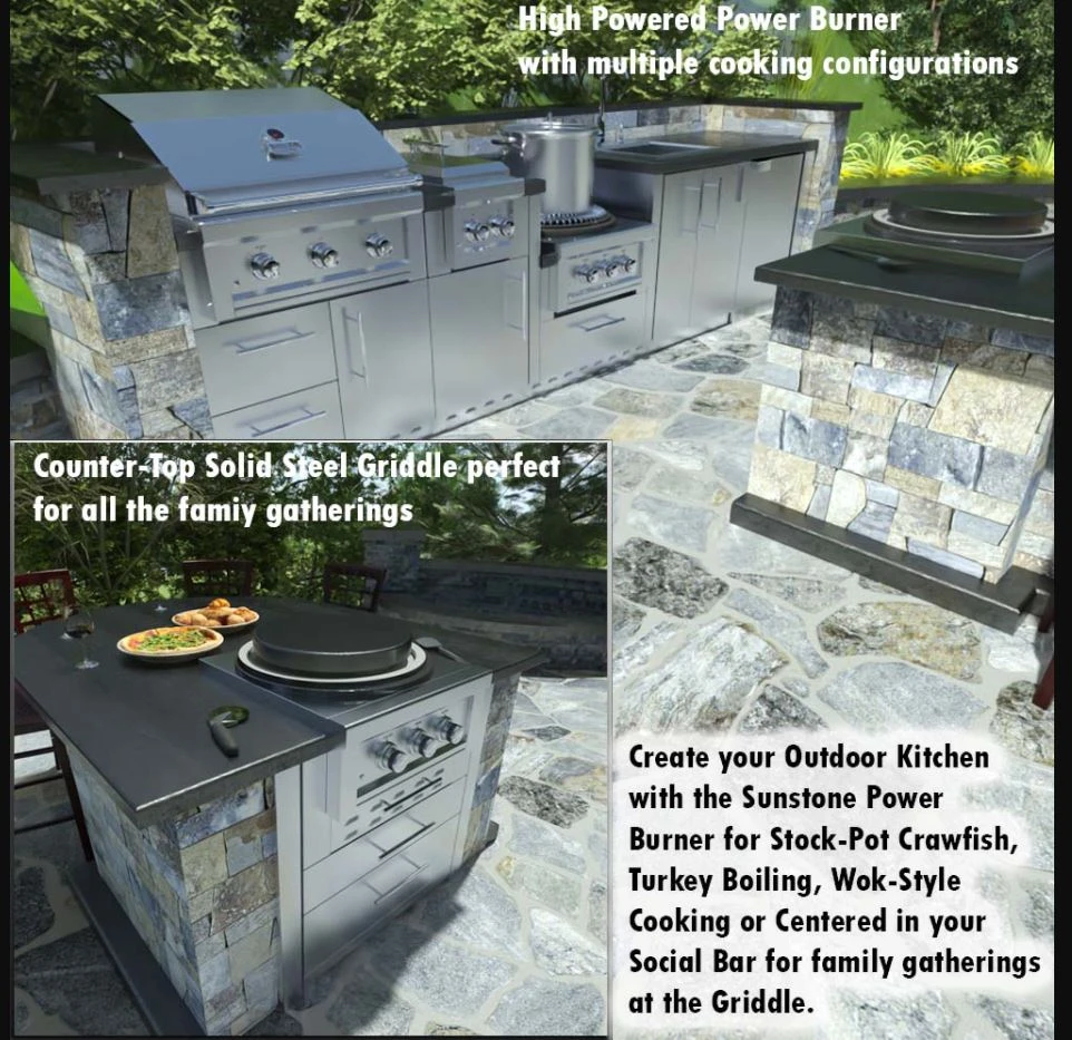 Sunstone Metal Products Hybrid Grills - 24" Power Cirque™ Burner 10 Sunstone Metal Products Hybrid Grills - 24" Power Cirque™ Burner - Image 8