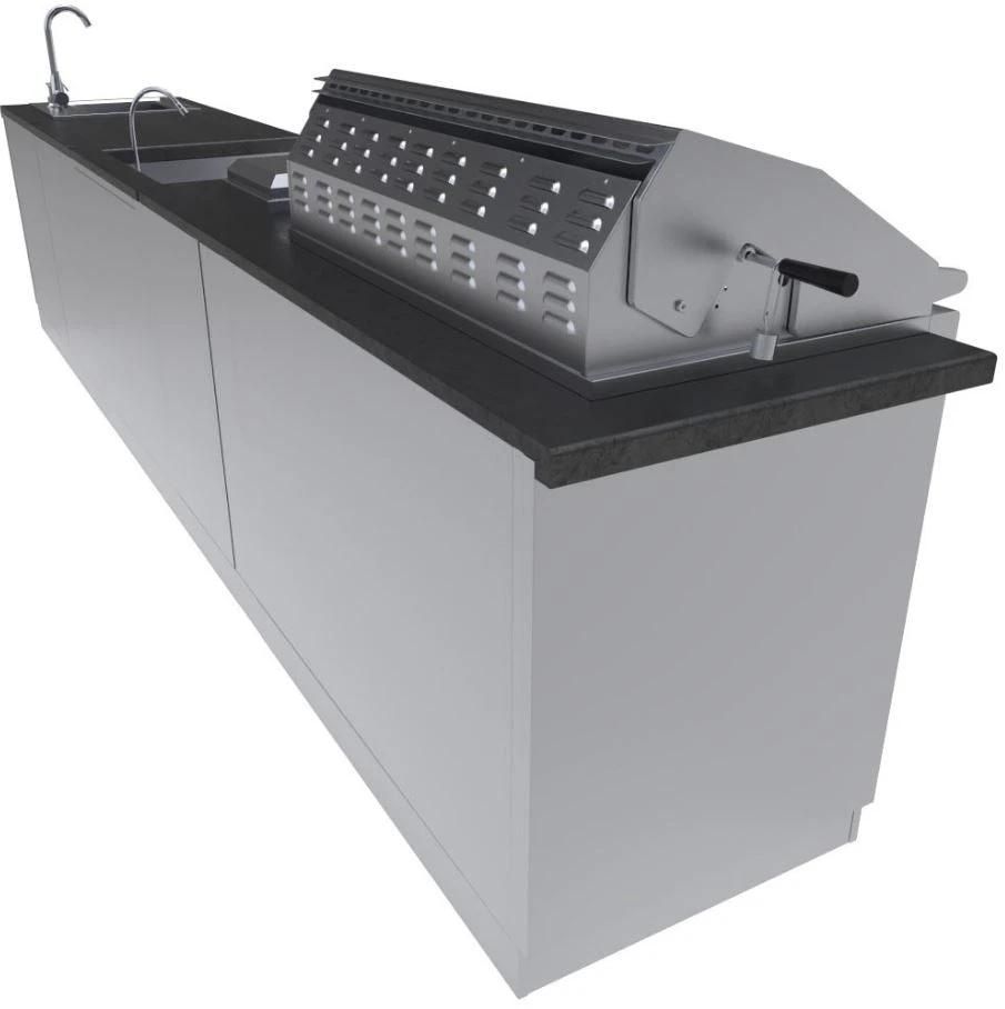 Sunstone Metal Products HILL COUNTRY 13’-6" Expansive Island Package With Our Largest Gas Grill, Highest Performing Power Burner, Dual Burners And Premium Sink Package SCPHILLCOUNTRY 7 Sunstone Metal Products HILL COUNTRY 13’-6" Expansive Island Package With Our Largest Gas Grill, Highest Performing Power Burner, Dual Burners And Premium Sink Package SCPHILLCOUNTRY - Image 5