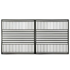 Aleko Steel Dual Swing Driveway Gate - Barcelona Style - 12 X 6 Feet DG12BARCD-AP 13 Aleko Steel Dual Swing Driveway Gate - Barcelona Style - 12 X 6 Feet DG12BARCD-AP -Home And Outdoor Barcelona 12 Main compressed 32180
