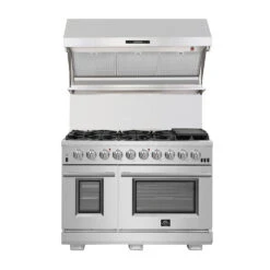 Forno Products Savona - 48" Wall Mount Range Hood & Back Splash FRHWM5029-48HB 11 Forno Products Savona - 48" Wall Mount Range Hood & Back Splash FRHWM5029-48HB -Home And Outdoor Combo HB 48