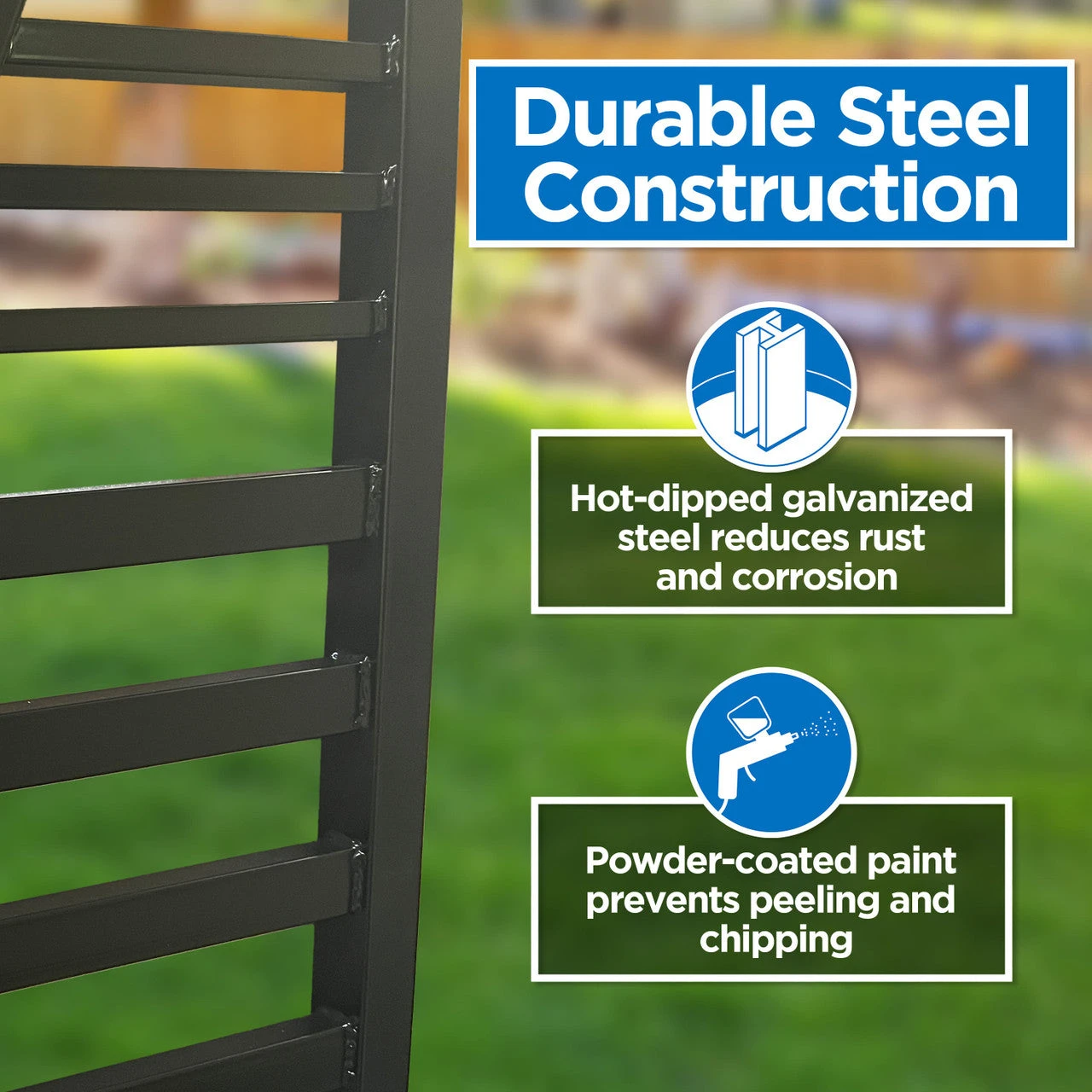 Aleko Steel Dual Swing Driveway Gate - Barcelona Style - 18 X 6 Feet DG18BARCD-AP 10 Aleko Steel Dual Swing Driveway Gate - Barcelona Style - 18 X 6 Feet DG18BARCD-AP - Image 8