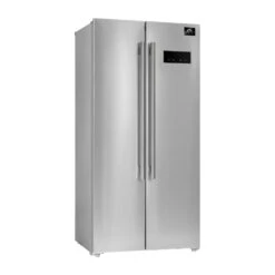 Forno Products Salerno -33" Side By Side Built-in Refrigerator 15.6cuft SS Color, White Inside With Handle FFRBI1805-33SB 23 Forno Products Salerno -33" Side By Side Built-in Refrigerator 15.6cuft SS Color, White Inside With Handle FFRBI1805-33SB -Home And Outdoor FFRBI1805 33Sleft web