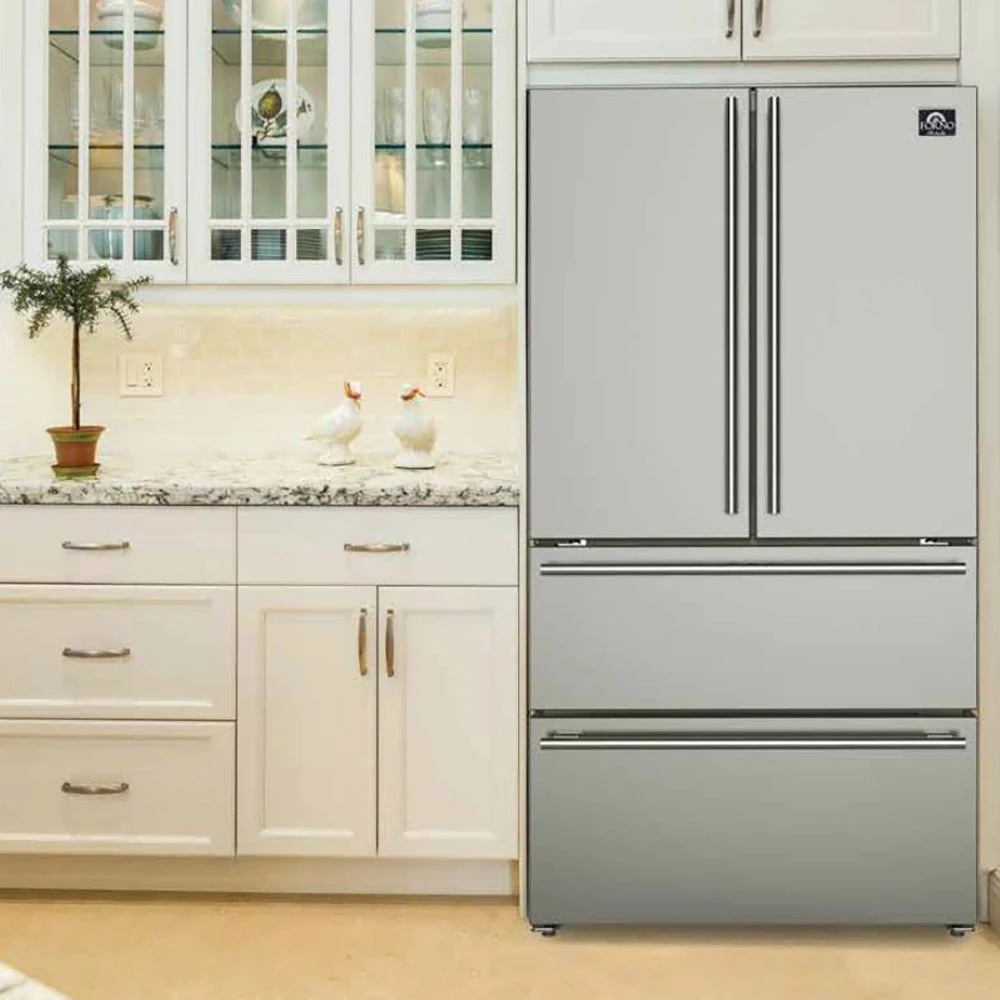 Forno Products Moena - 36" French Door Refrigerator 19cu.ft FFRBI1820-36SB 4 Forno Products Moena - 36" French Door Refrigerator 19cu.ft FFRBI1820-36SB - Image 2