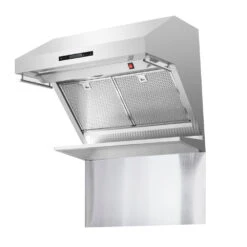 Forno Products Savona - 30" Wall Mount Range Hood & Back Splash FRHWM5029-30HB -Home And Outdoor FRHWM5029 30 hybrid filter right view web