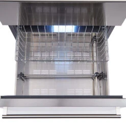 Forno Products Azienda - Triple Temp Zones - Free Standing Dual Zone 24'' Wine Cooler -108 Bottles FWCDR6628-24S 15 Forno Products Azienda - Triple Temp Zones - Free Standing Dual Zone 24'' Wine Cooler -108 Bottles FWCDR6628-24S -Home And Outdoor FWCDR6628 24Sbottomdrawerempty web