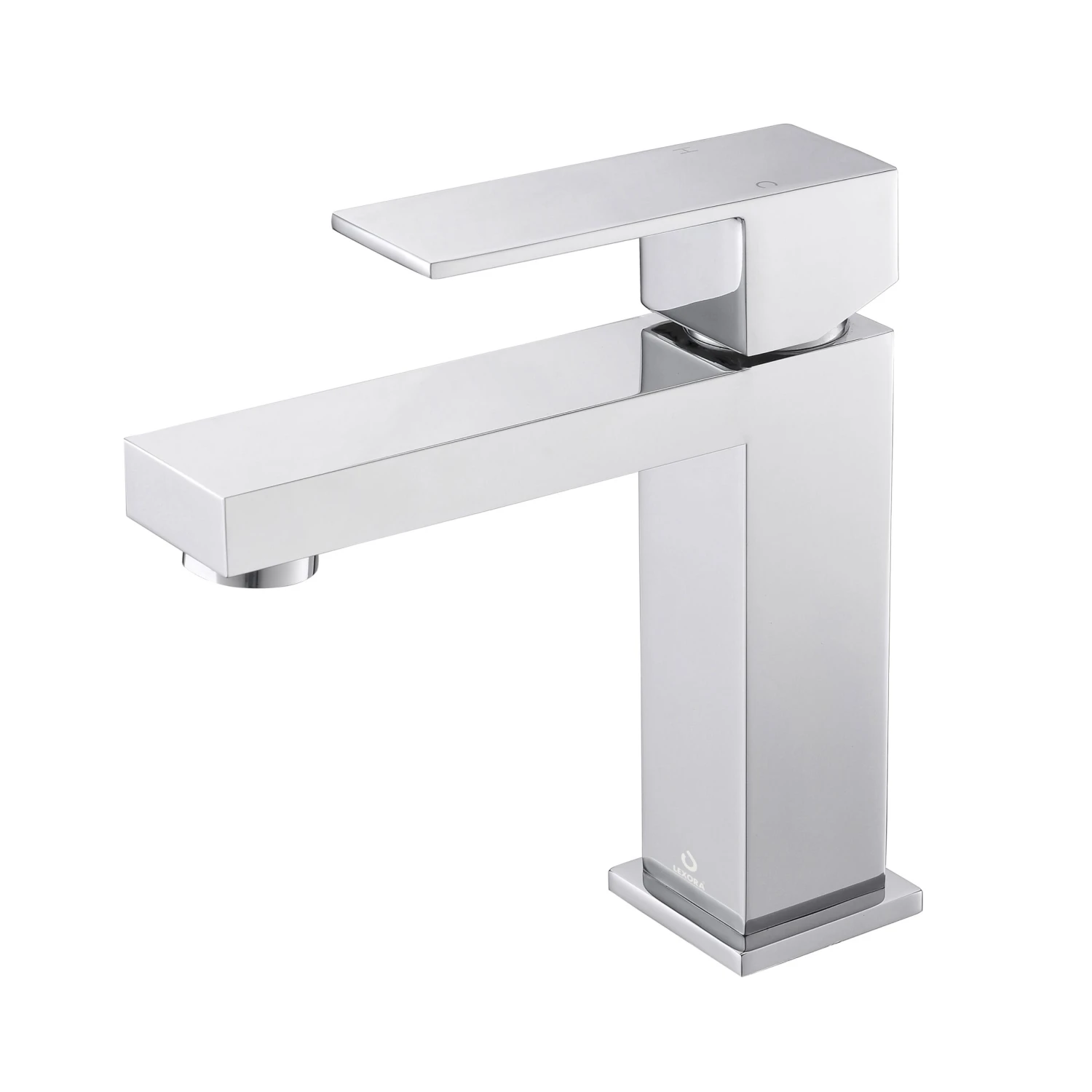 Lexora Monte Stainless Steel Single Hole Bathroom Faucet, Chrome Finish 2 Lexora Monte Stainless Steel Single Hole Bathroom Faucet, Chrome Finish