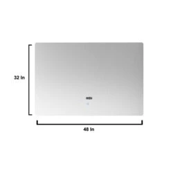 Lexora Geneva 48" Dark Grey Single Vanity, White Carrara Marble Top, White Square Sink And 48" LED Mirror W/ Faucet 27 Lexora Geneva 48" Dark Grey Single Vanity, White Carrara Marble Top, White Square Sink And 48" LED Mirror W/ Faucet -Home And Outdoor LG192248DBDSLM48F 13