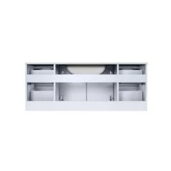 Lexora Geneva 48" Glossy White Single Vanity, White Carrara Marble Top, White Square Sink And 48" LED Mirror W/ Faucet 25 Lexora Geneva 48" Glossy White Single Vanity, White Carrara Marble Top, White Square Sink And 48" LED Mirror W/ Faucet -Home And Outdoor LG192248DMDSLM48F 11