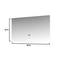 Lexora Geneva 60" Dark Grey Double Vanity, White Carrara Marble Top, White Square Sinks And 60" LED Mirror W/ Faucets -Home And Outdoor LG192260DBDSLM60F 13