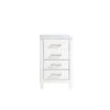 Lexora Jacques 20" White Side Cabinet, White Carrara Marble Top 1 Lexora Jacques 20" White Side Cabinet, White Carrara Marble Top -Home And Outdoor LJ322220ADSSCB white no logo