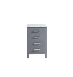 Lexora Jacques 20" Dark Grey Side Cabinet, White Carrara Marble Top 7 Lexora Jacques 20" Dark Grey Side Cabinet, White Carrara Marble Top -Home And Outdoor LJ322220BDSSCB white no logo e964e504 749d 4e54 a74f 113f309ee311