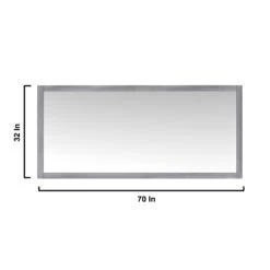 Lexora Jacques 72" Distressed Grey Double Vanity, White Carrara Marble Top, White Square Sinks And 70" Mirror 27 Lexora Jacques 72" Distressed Grey Double Vanity, White Carrara Marble Top, White Square Sinks And 70" Mirror -Home And Outdoor LJ342272DDDSM70 13