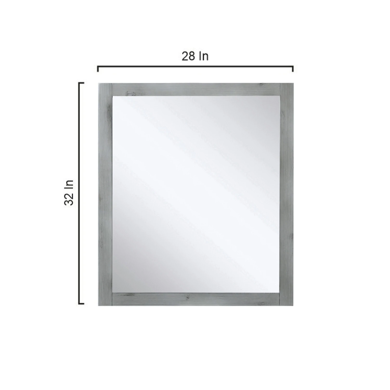 Lexora Marsyas 30" Ash Grey Single Vanity, White Quartz Top, White Square Sink And 28" Mirror 14 Lexora Marsyas 30" Ash Grey Single Vanity, White Quartz Top, White Square Sink And 28" Mirror - Image 12