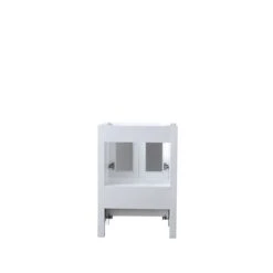 Lexora Volez 24" White Single Vanity, Integrated Top, White Integrated Square Sink And 22" Mirror 26 Lexora Volez 24" White Single Vanity, Integrated Top, White Integrated Square Sink And 22" Mirror -Home And Outdoor LV341824SAESM22 11