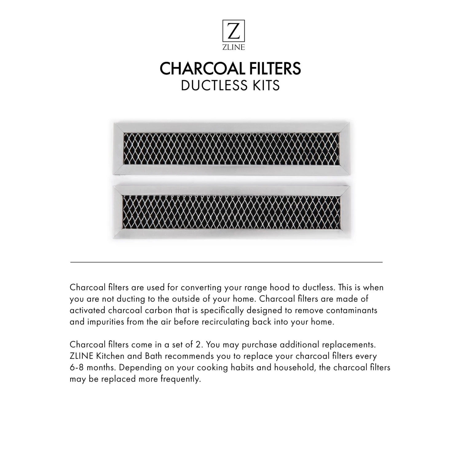 ZLINE Over The Range Microwave Charcoal Filters 5 ZLINE Over The Range Microwave Charcoal Filters - Image 3