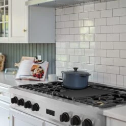 ZLINE Autograph Edition 48" Porcelain Rangetop With 7 Gas Burners In DuraSnow® Stainless Steel And Matte Black Accents (RTSZ-48-MB) -Home And Outdoor Mahoney Kitchen 011 09e5f63f 70fb 4ffa a292 540800de6422