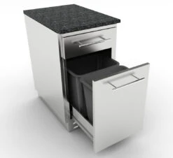 Home And Outdoor 30 18"Propane/Trash Drawer Combo Cabinet Item No. SBC18SLPCD