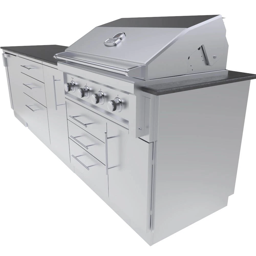 Sunstone Metal Products The Brazos 10 Foot Cabinet Island Package SCPBRAZOS 8 Sunstone Metal Products The Brazos 10 Foot Cabinet Island Package SCPBRAZOS - Image 6