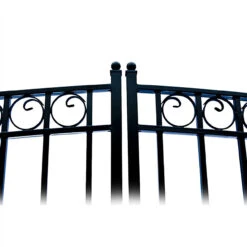 Aleko Steel Dual Swing Driveway Gate - PARIS Style - 12 Ft With Pedestrian Gate - 5 Ft SET12X4PARD-AP 10 Aleko Steel Dual Swing Driveway Gate - PARIS Style - 12 Ft With Pedestrian Gate - 5 Ft SET12X4PARD-AP -Home And Outdoor SET12X4PARD AP 4 72428