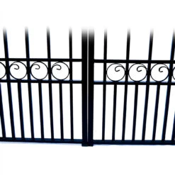 Aleko Steel Dual Swing Driveway Gate - PARIS Style - 12 Ft With Pedestrian Gate - 5 Ft SET12X4PARD-AP 12 Aleko Steel Dual Swing Driveway Gate - PARIS Style - 12 Ft With Pedestrian Gate - 5 Ft SET12X4PARD-AP -Home And Outdoor SET12X4PARD AP 6 06868