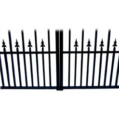 Aleko Steel Dual Swing Driveway Gate - PRAGUE Style - 12 Ft With Pedestrian Gate - 5 Ft SET12X4PRAD-AP 10 Aleko Steel Dual Swing Driveway Gate - PRAGUE Style - 12 Ft With Pedestrian Gate - 5 Ft SET12X4PRAD-AP -Home And Outdoor SET12X4PRAD AP 5 60878