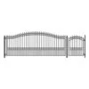 Aleko Steel Single Swing Driveway Gate - LONDON Style - 16 Ft With Pedestrian Gate - 5 Ft SET16X4LONS-AP 1 Aleko Steel Single Swing Driveway Gate - LONDON Style - 16 Ft With Pedestrian Gate - 5 Ft SET16X4LONS-AP -Home And Outdoor SET16X4LONS AP 2 94547