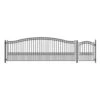 Aleko Steel Single Swing Driveway Gate - PARIS Style - 18 Ft With Pedestrian Gate - 5 Ft SET18X4PARS-AP 1 Aleko Steel Single Swing Driveway Gate - PARIS Style - 18 Ft With Pedestrian Gate - 5 Ft SET18X4PARS-AP -Home And Outdoor SET18X4PARS AP 2 26606