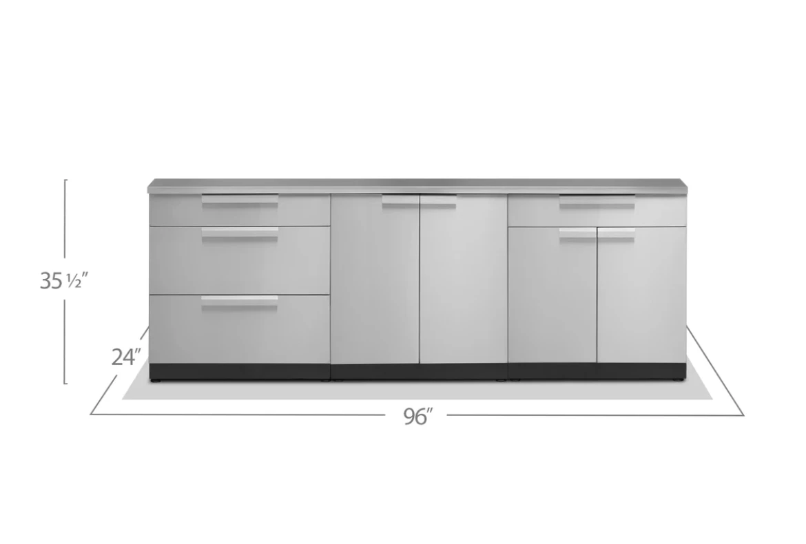 NewAge Outdoor Kitchen Island 3 Piece Outdoor Kitchen 65084 6 NewAge Outdoor Kitchen Island 3 Piece Outdoor Kitchen 65084 - Image 4