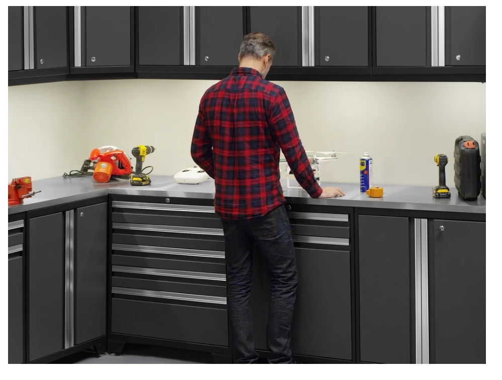 NewAge Products PRO 3.0 Series Grey 6 Piece Cabinet Set 52158 10 NewAge Products PRO 3.0 Series Grey 6 Piece Cabinet Set 52158 - Image 8