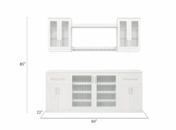NewAge Wall Bar Cabinet Wine Cabinet Set With Glass Beverage Display Base Cabinet, Floating Display Shelf, Hanging Stemware Shelf, Glass Short Wall Display Cabinet - 8 Piece Home Dry Bar Wine Storage Cabinet Set 62539 25 NewAge Wall Bar Cabinet Wine Cabinet Set With Glass Beverage Display Base Cabinet, Floating Display Shelf, Hanging Stemware Shelf, Glass Short Wall Display Cabinet - 8 Piece Home Dry Bar Wine Storage Cabinet Set 62539 -Home And Outdoor ScreenShot2021 02 07at4.09.13PM