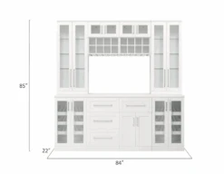 NewAge Wall Bar Cabinet Wine Cabinet Set With Glass Beverage Display Base Cabinet, Wall Wine Rack, Glass Tall Wall Display Cabinet - 8 Piece Home Dry Bar Wine Storage Cabinet Set 62521 20 NewAge Wall Bar Cabinet Wine Cabinet Set With Glass Beverage Display Base Cabinet, Wall Wine Rack, Glass Tall Wall Display Cabinet - 8 Piece Home Dry Bar Wine Storage Cabinet Set 62521 -Home And Outdoor ScreenShot2021 02 07at4.17.52PM